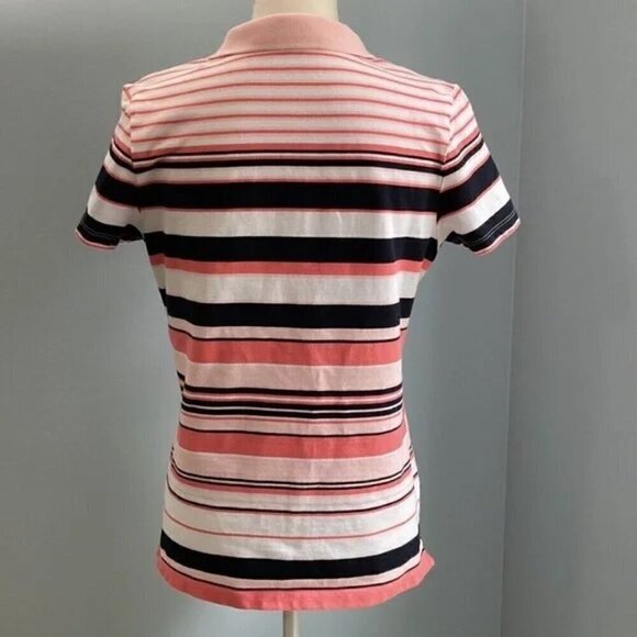 Tommy Hilfiger Multi-Stripe Polo - Women M - Picture 5 of 12